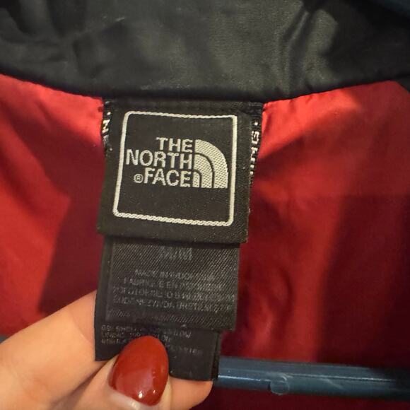 North Face Womens Coat Pink Lined Quilted Windbreaker Size Medium - Picture 6 of 6